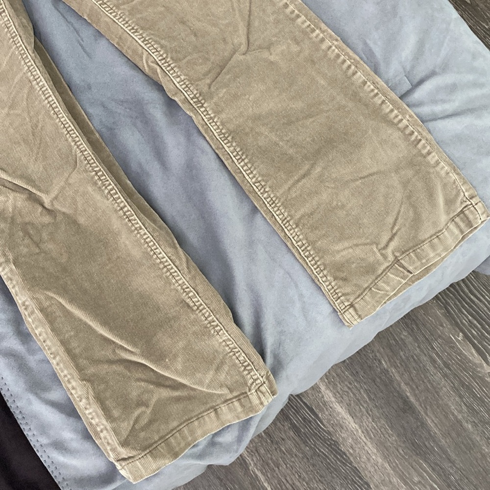 Velvety tan corduroy pants - Picture 4 of 17